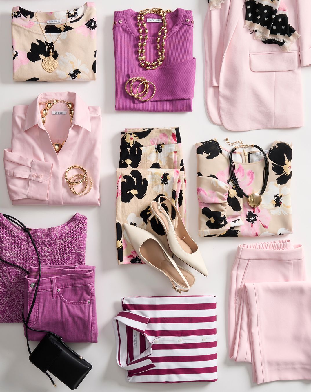 Color crush shades of pink