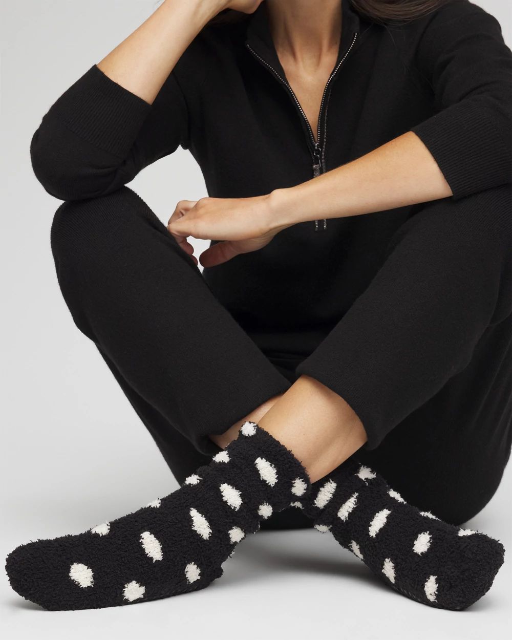 Polka Dot Cozy Socks