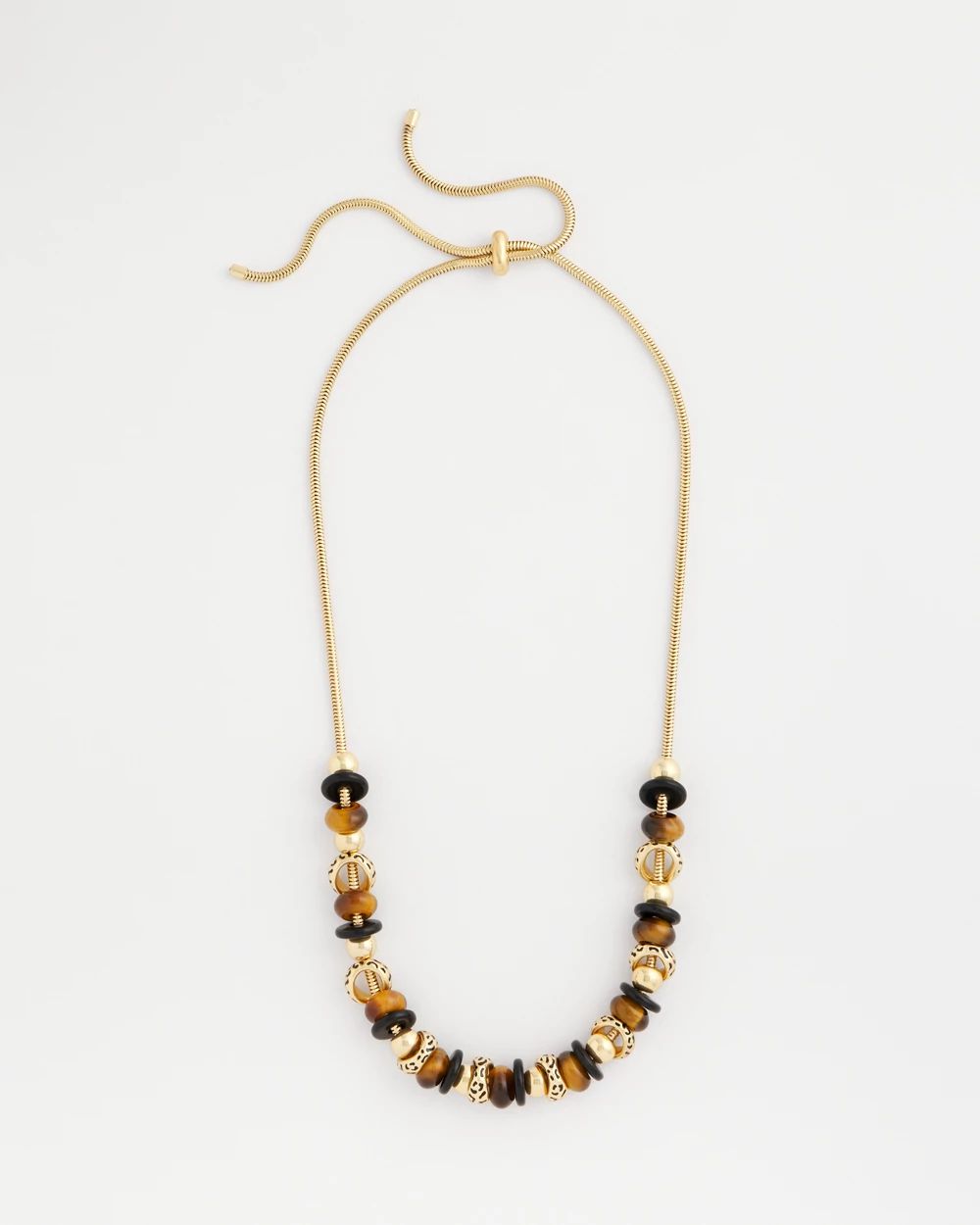 Adjustable Beaded Short Necklace