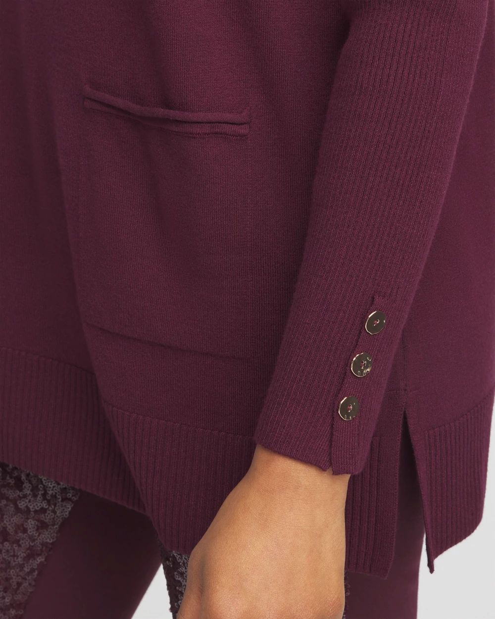 Pocket Sweater Tunic click to view larger image.