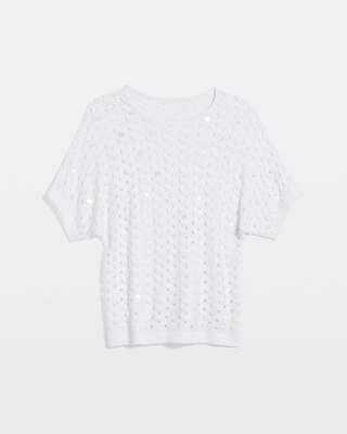 Dolman Pointelle Sweater click to view larger image.