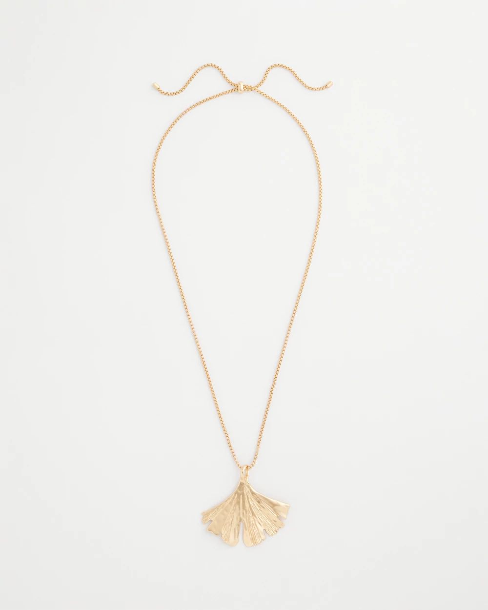 Ginkgo Leaf Pendant Necklace