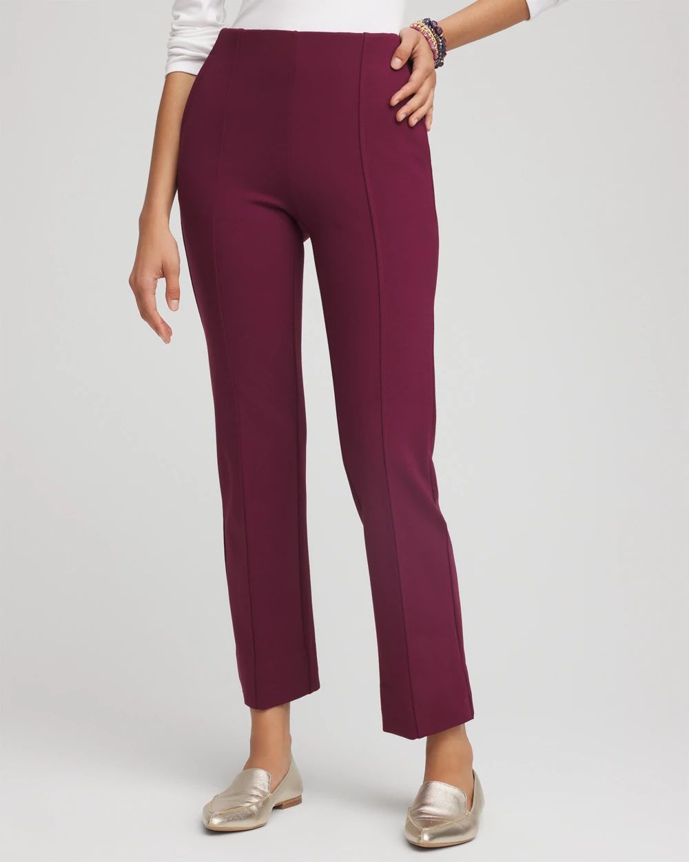 Petite Juliet Straight Ankle Pants