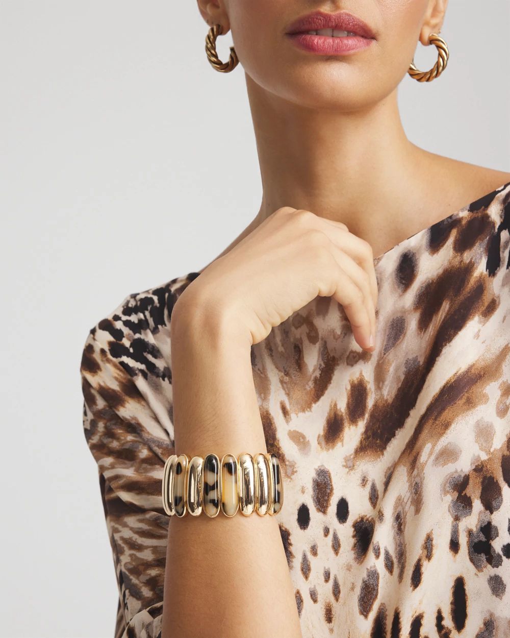 Tortoise Stretch Bracelet click to view larger image.