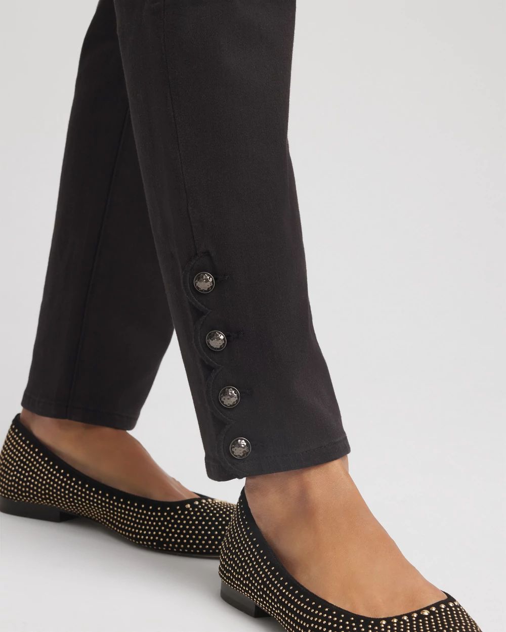 Girlfriend Slim Ankle Jeans click to view larger image.