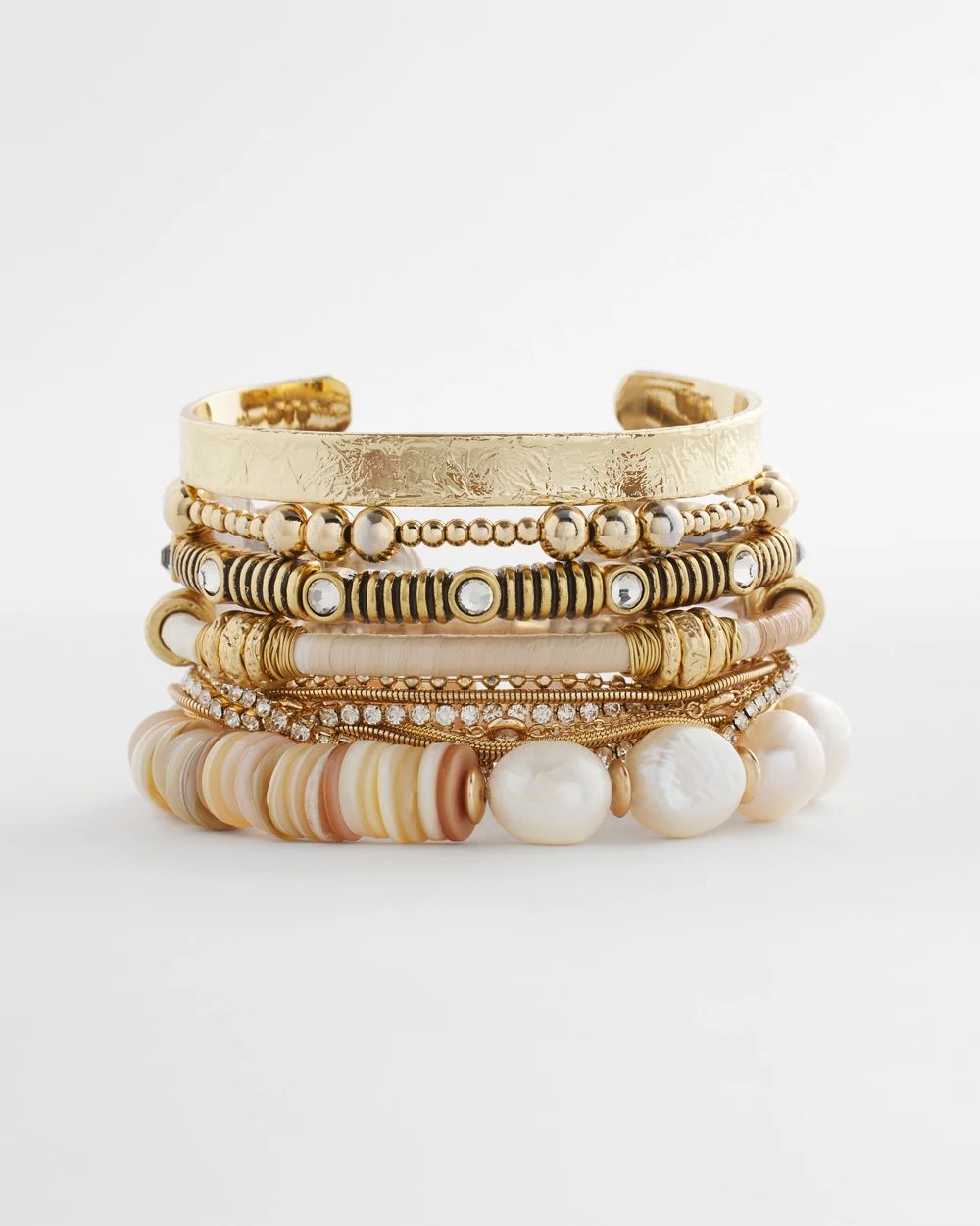 Goldtone Multistrand Bracelet click to view larger image.