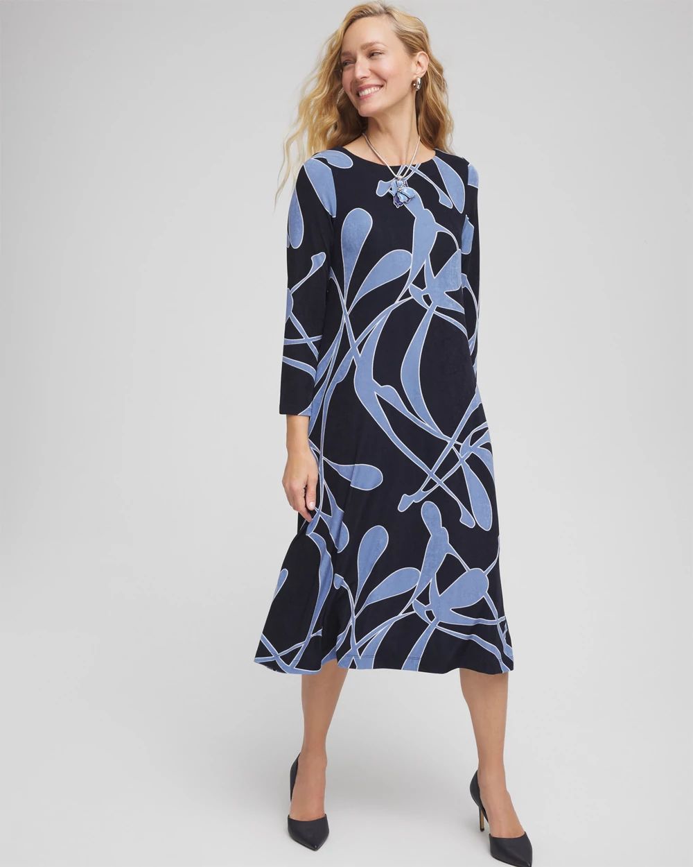 Travelers™ Abstract Midi Dress