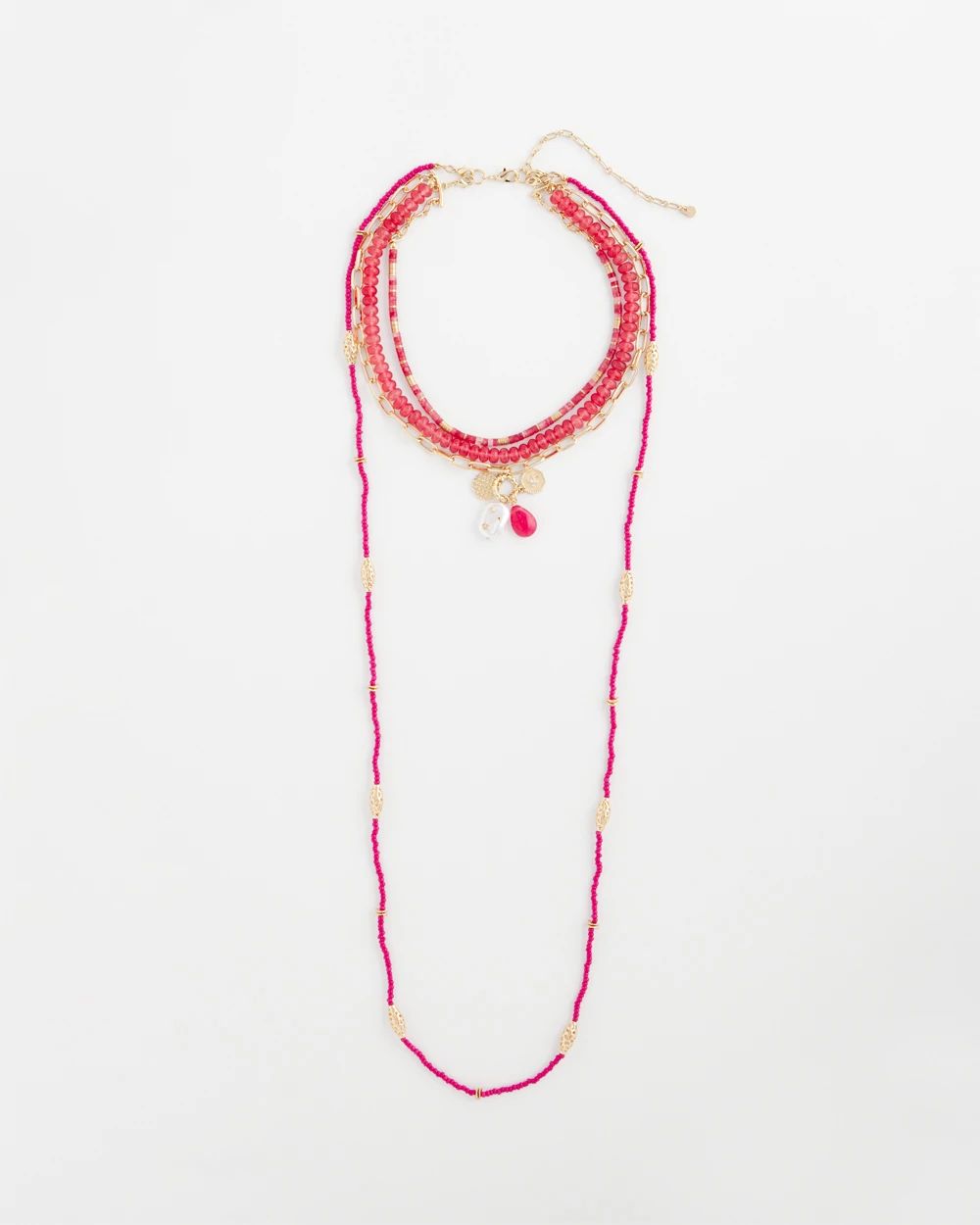 Convertible Beaded Pendant Necklace