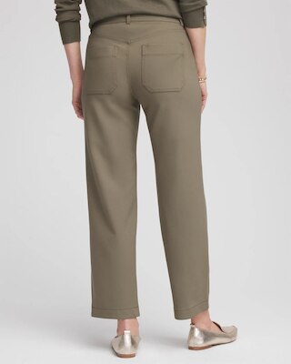 Petite Bi-Stretch Straight Ankle Pants click to view larger image.