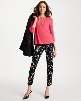 Pima 3/4 Sleeve Tee click to view larger image.