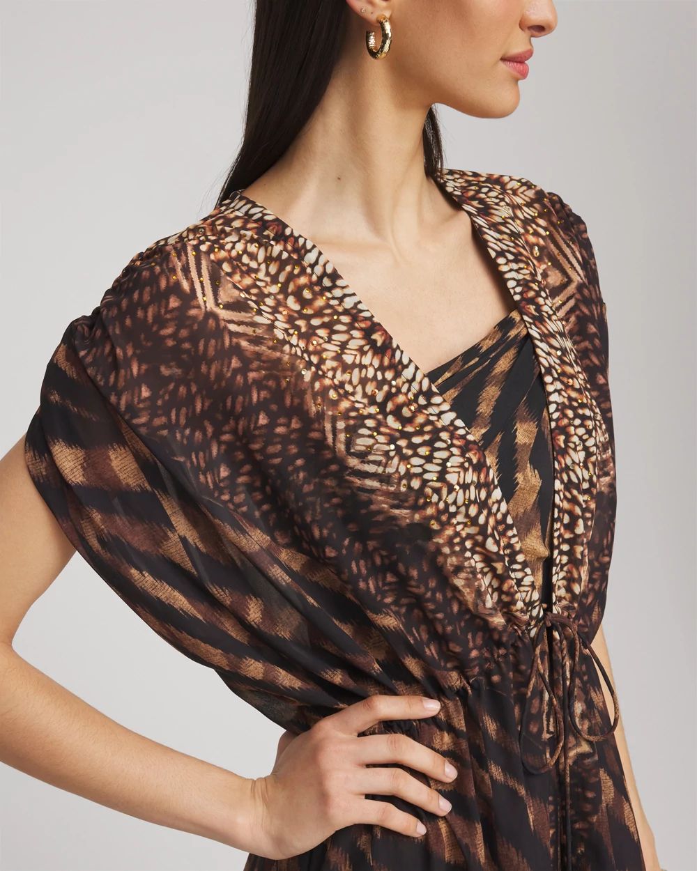 Miraclesuit® Raya De Safari Kimono Cover-Up
