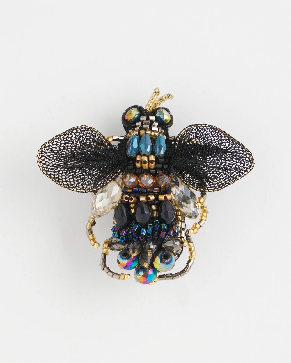 Beaded Bee Brooch