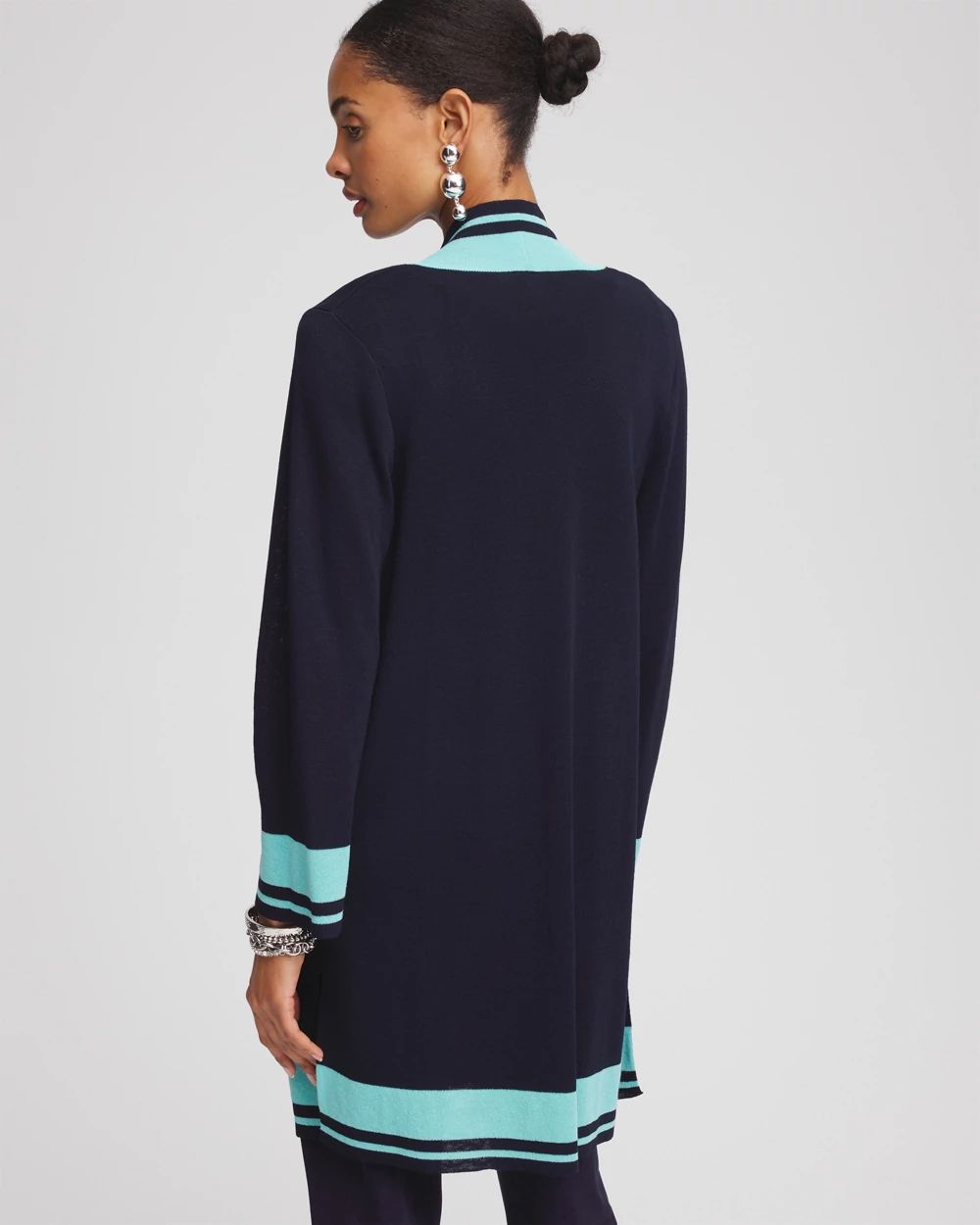 Travelers™ Collection Open-Front Cardigan click to view larger image.