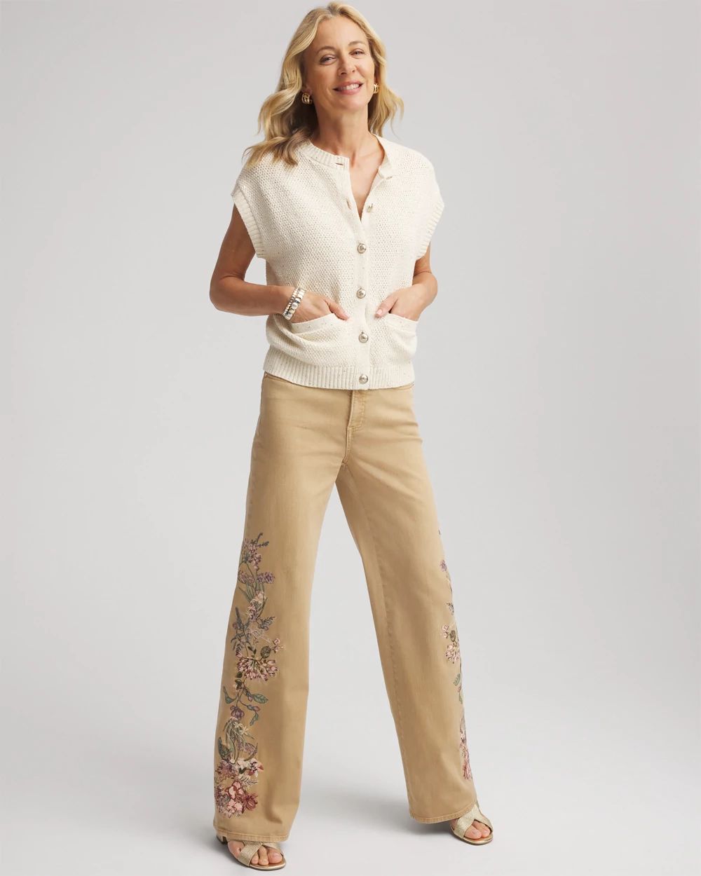 Button-Up Sweater Vest click to view larger image.