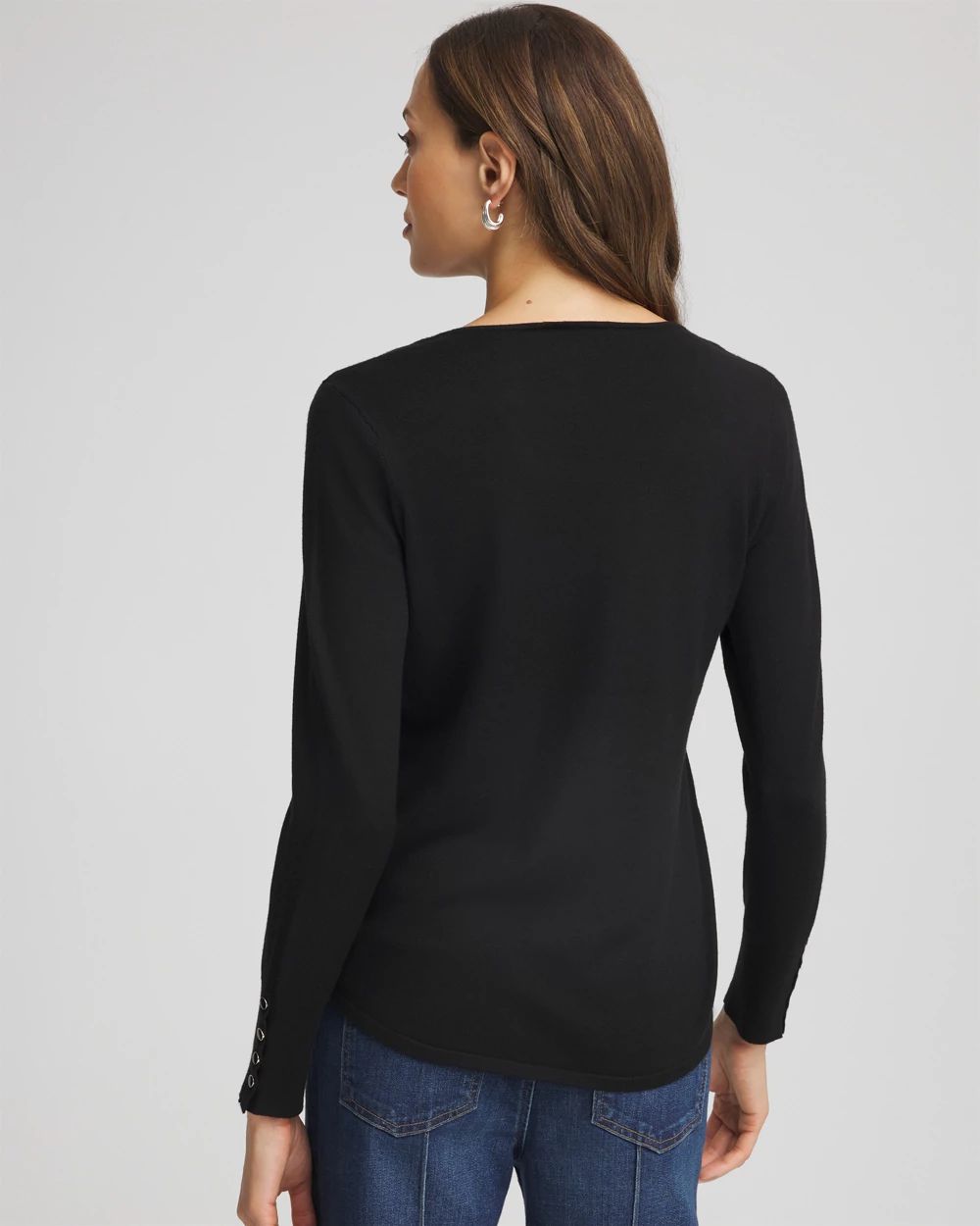 Ella V-Neck Pullover Sweater