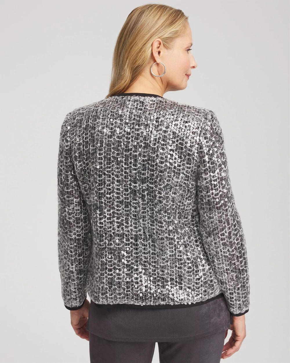 Travelers™ Collection Refined Sequins Netted Jacket