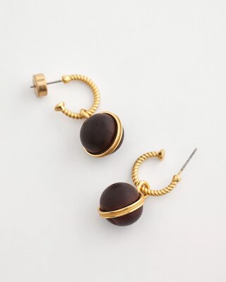 No Droop® Wood Bead Earrings