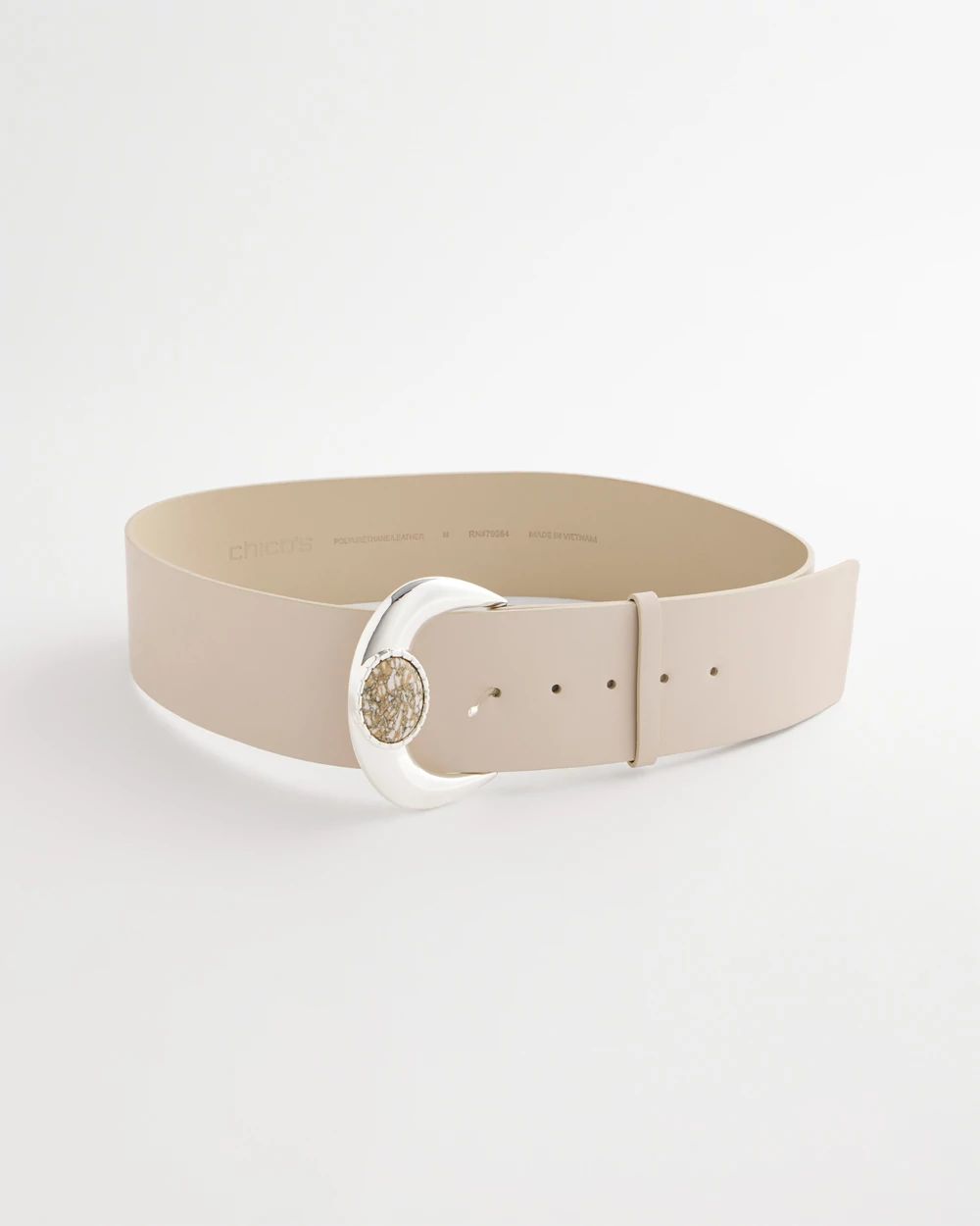 Wide Leather Trouser Belt