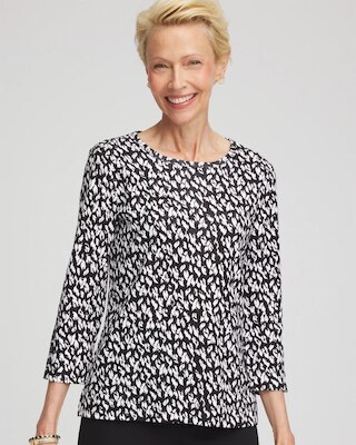 Pima Crewneck Button Tee