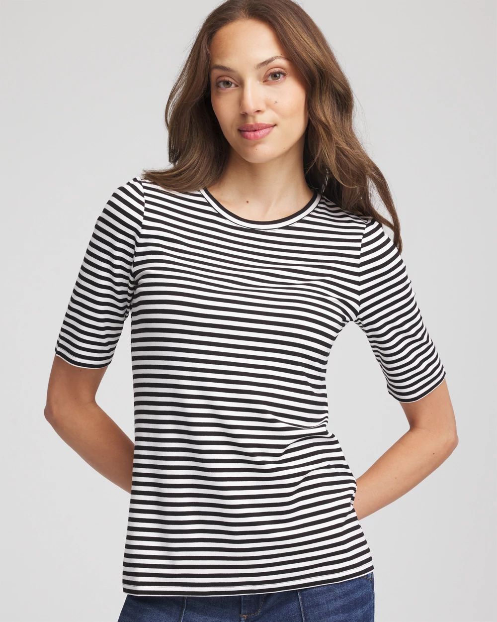 Touch of Cool™ Elbow-Sleeve Tee