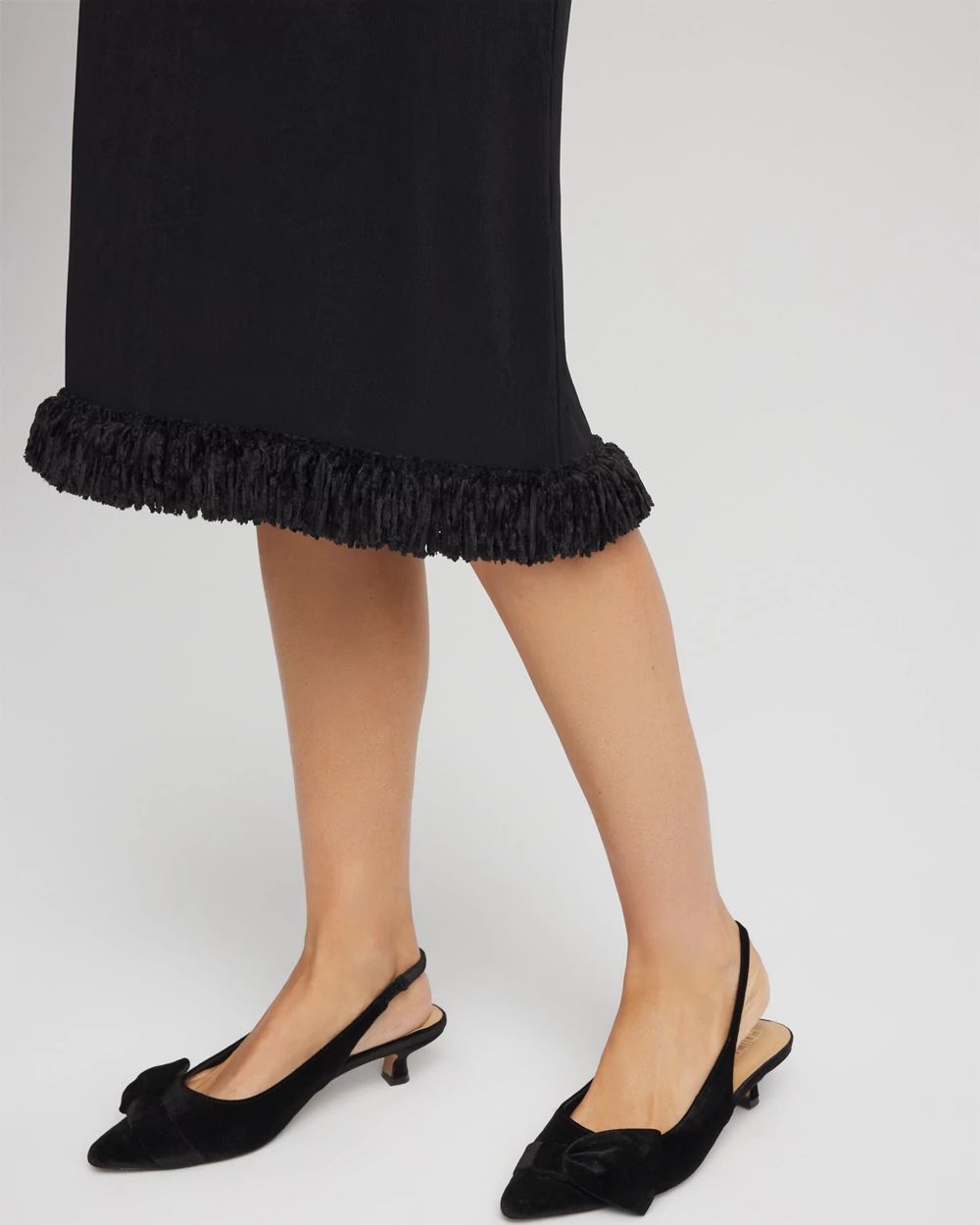 Travelers™ Fringe Hem Tank Dress click to view larger image.