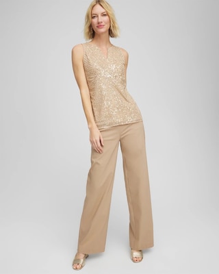 Brigitte™ Slim Wide-Leg Pants click to view larger image.