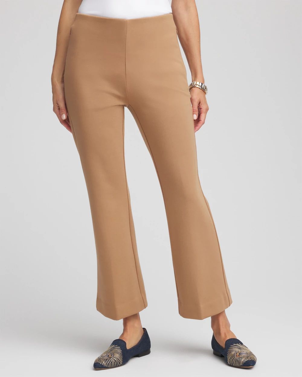 Juliet Slim Cropped Flared Pants