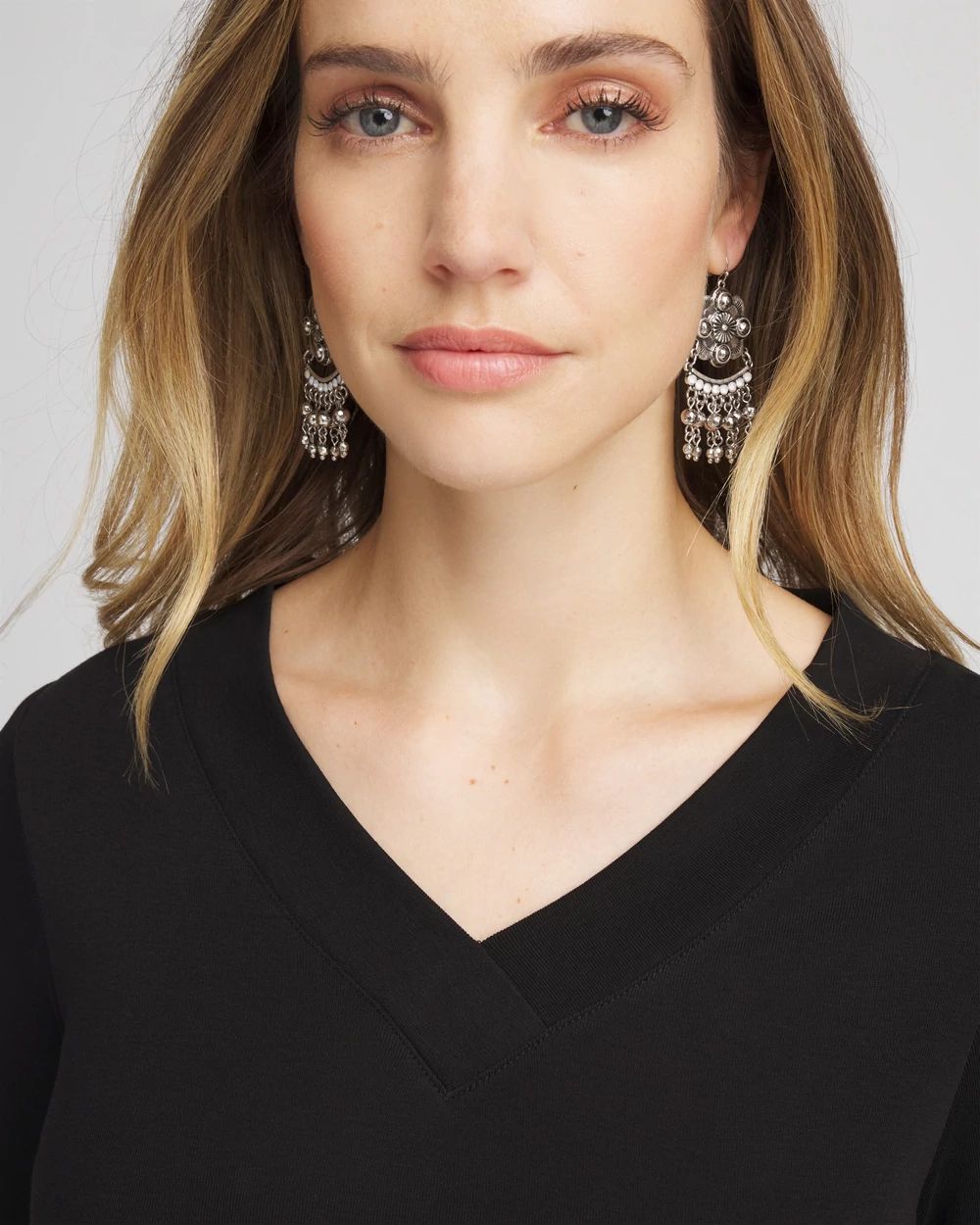 Pima Cotton 3/4 Sleeve Tee