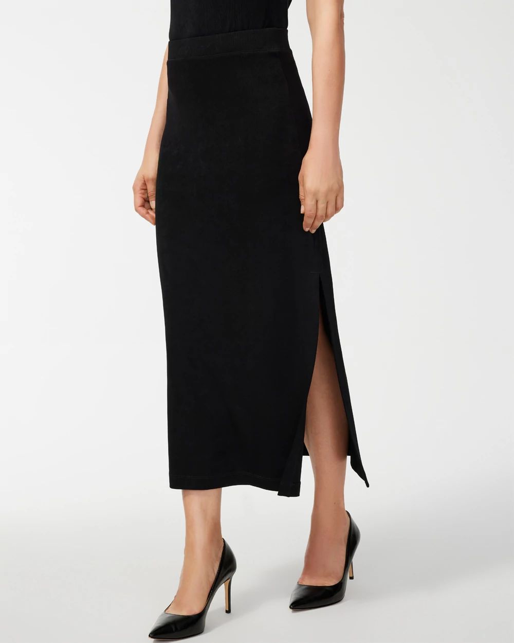 Travelers™ Side-Slit Maxi Skirt