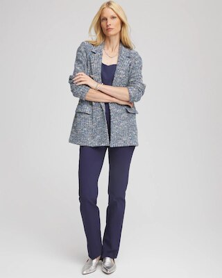 Tweed Double-Breasted Blazer click to view larger image.