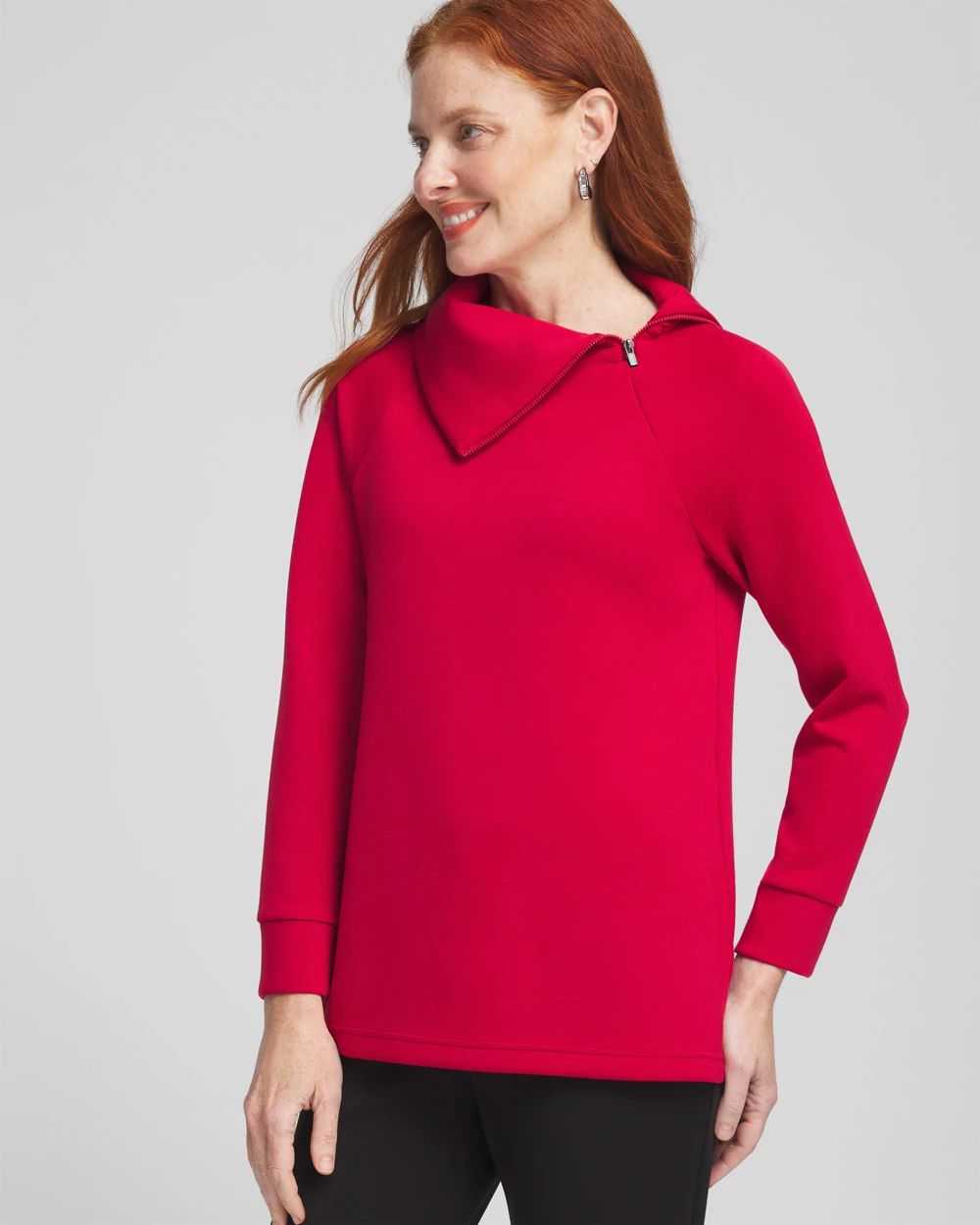 Zenergy® Scuba Zip Neck Tunic