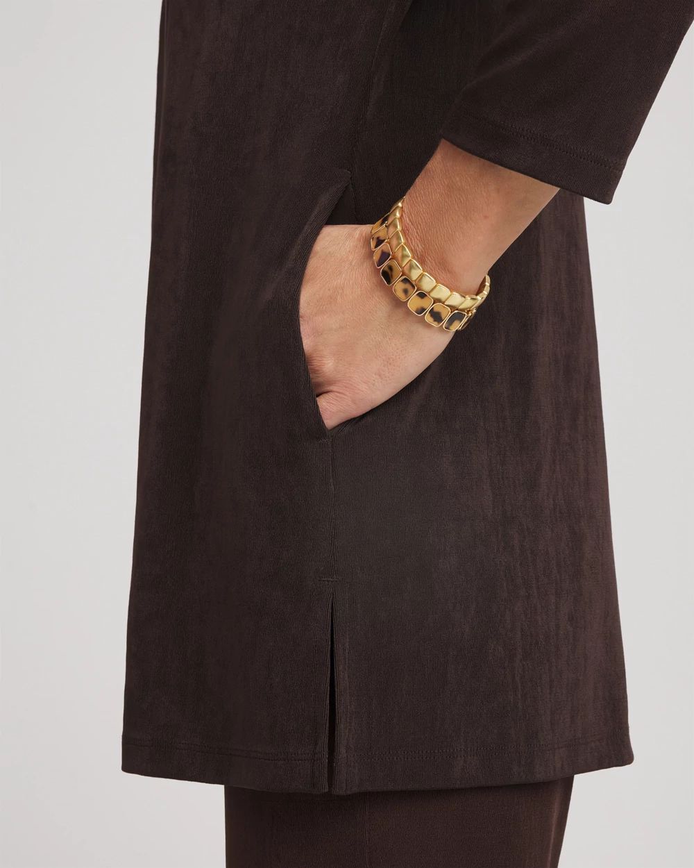 Travelers™ Classic Long Knit Jacket click to view larger image.