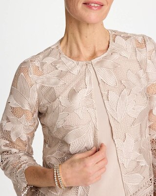 Travelers™ Collection Scallop Lace Jacket click to view larger image.