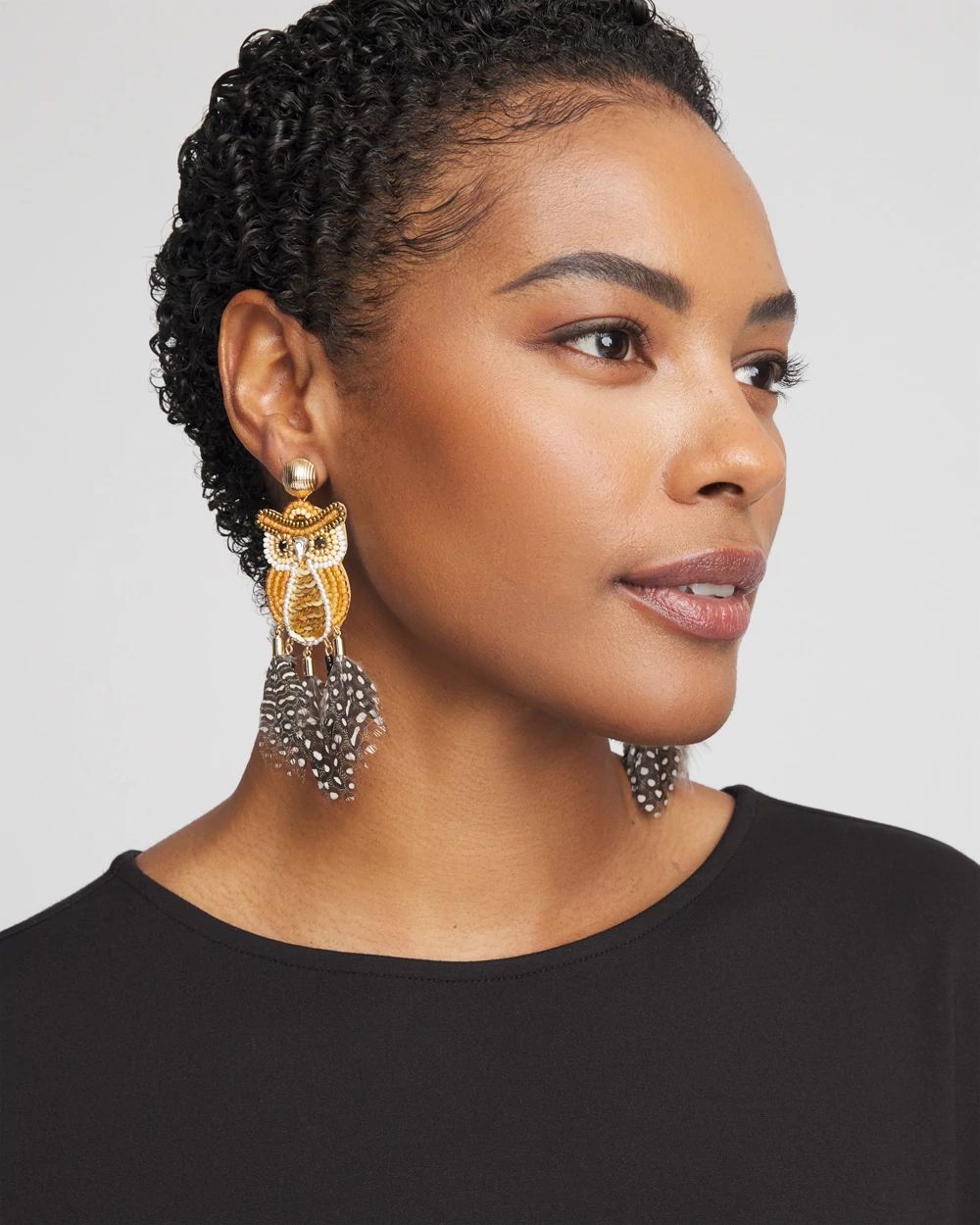 No Droop® Whimsical Owl Earrings
