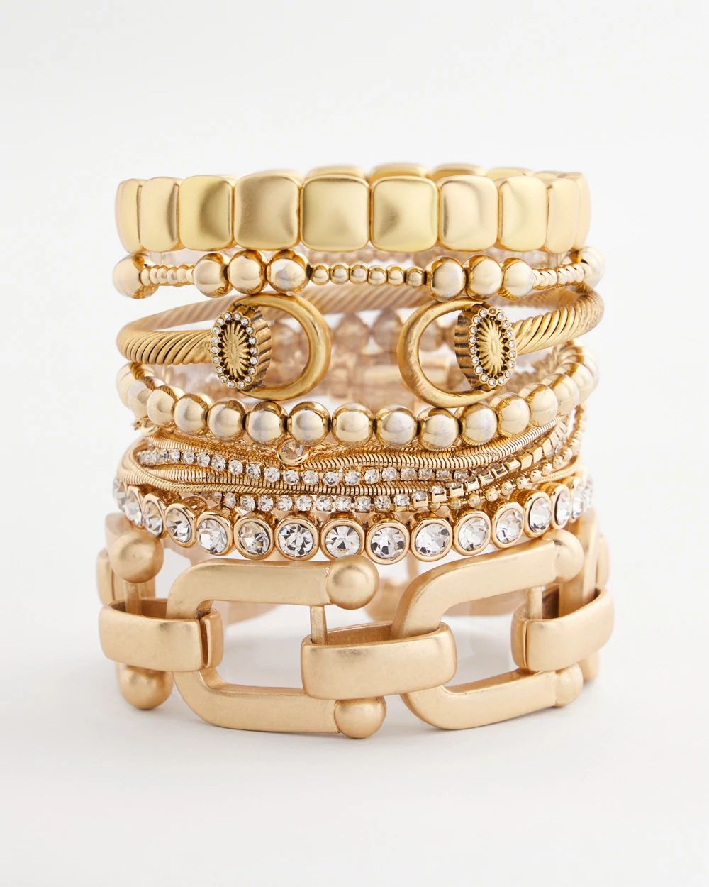 Golden Link Chain Bracelet click to view larger image.