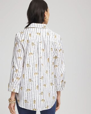 No Iron™ Leopard Graphic Shirt click to view larger image.