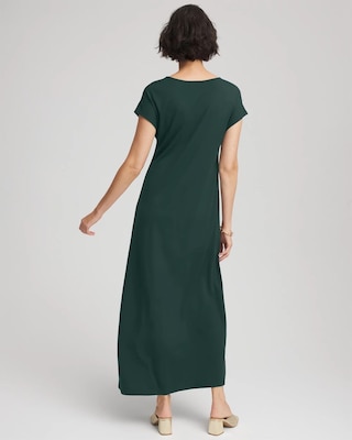 Dolman-Sleeve Ponte  Maxi Dress click to view larger image.
