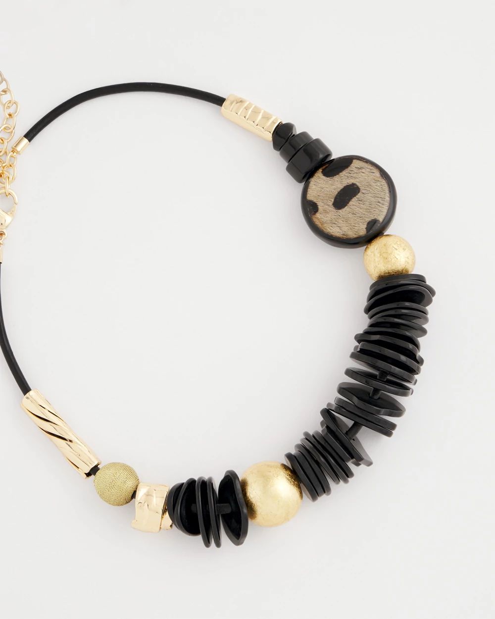Black & Gold Short Necklace
