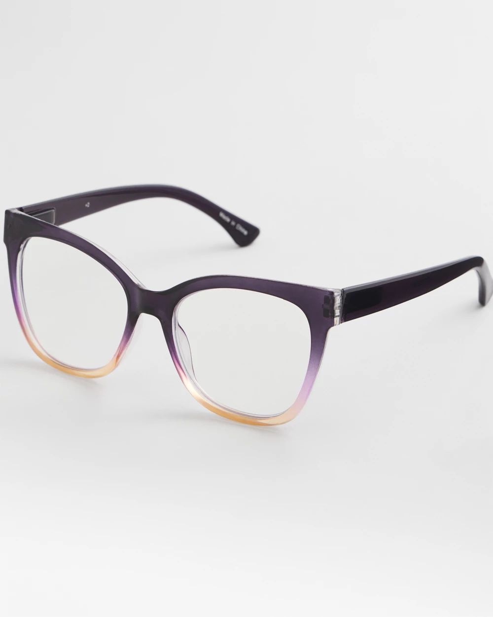 Cat Eye Colorblock Readers
