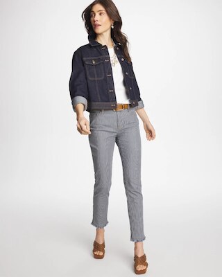 Denim Trucker Jacket click to view larger image.