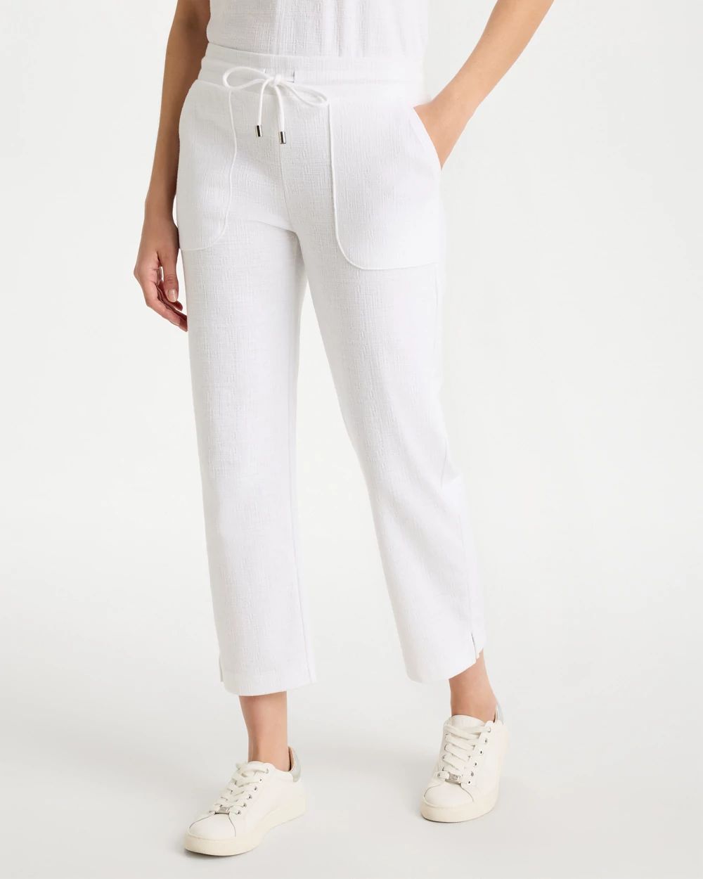 Zenergy® Crosshatch Knit Cropped Pants