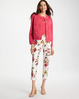 Brigitte™ Slim Mari Bloom Crop click to view larger image.