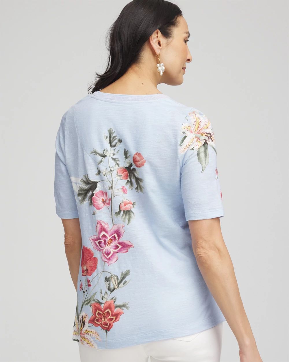 Garden Slub Scoop-Neck Tee