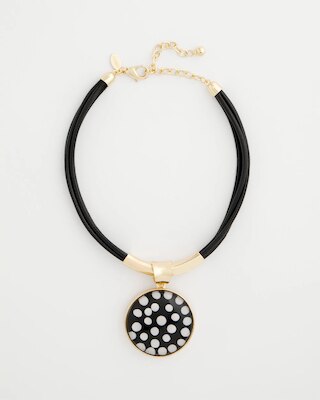 Polka Dot Pendant Necklace