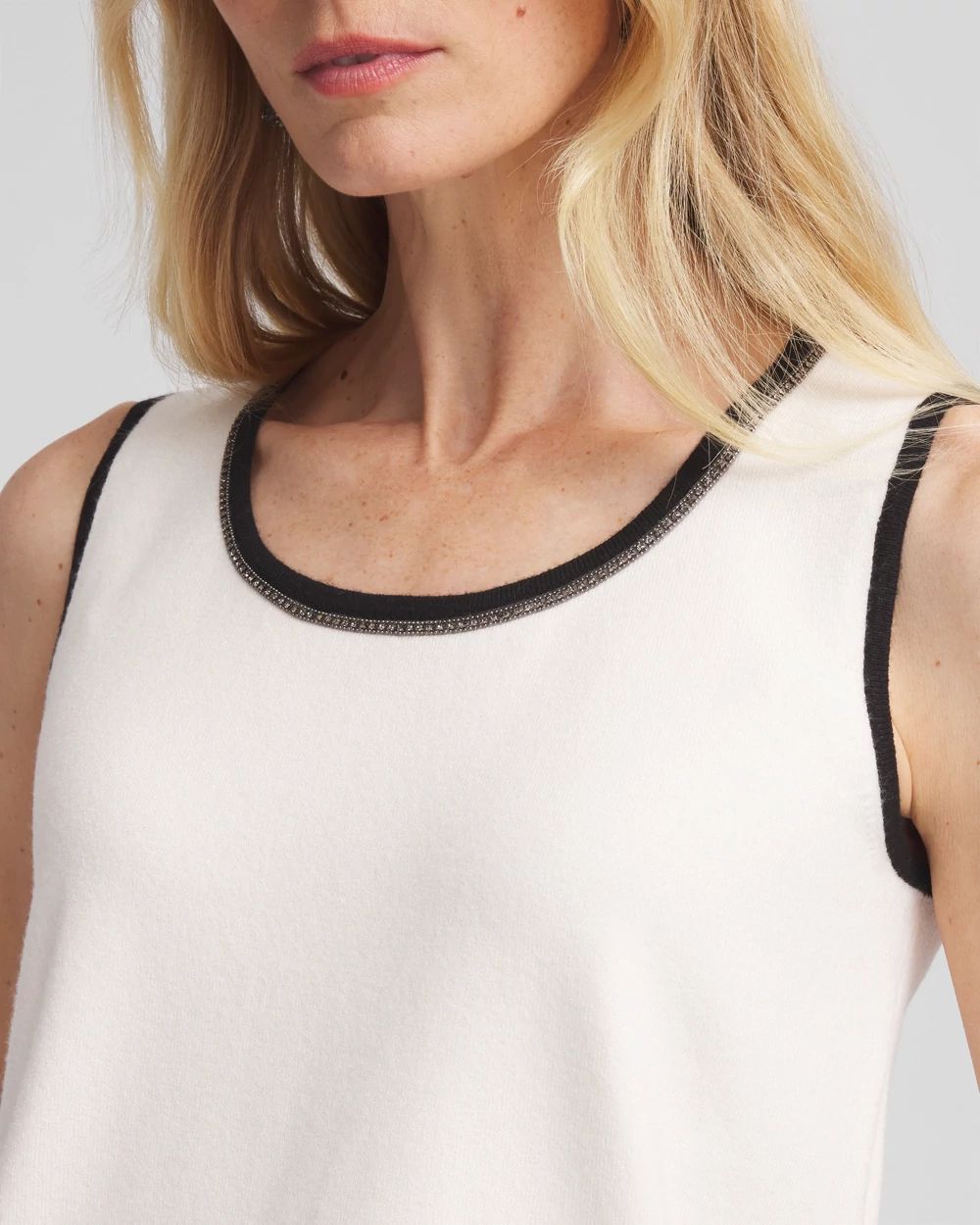 Zenergy® Luxe Cashmere Blend Ballchain Tank
