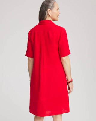 Linen Shirtdress click to view larger image.