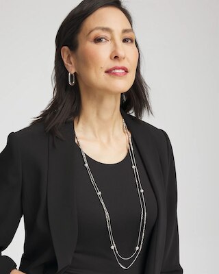 Hexie Multi-Strand Necklace click to view larger image.