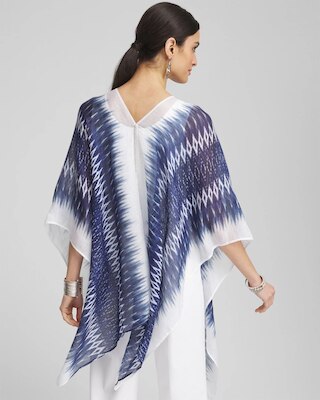 Long Embellished Linen Kaftan click to view larger image.