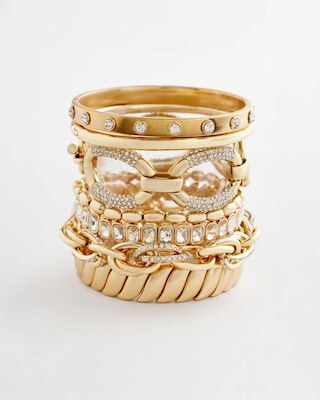 Pave Link Toggle Bracelet click to view larger image.