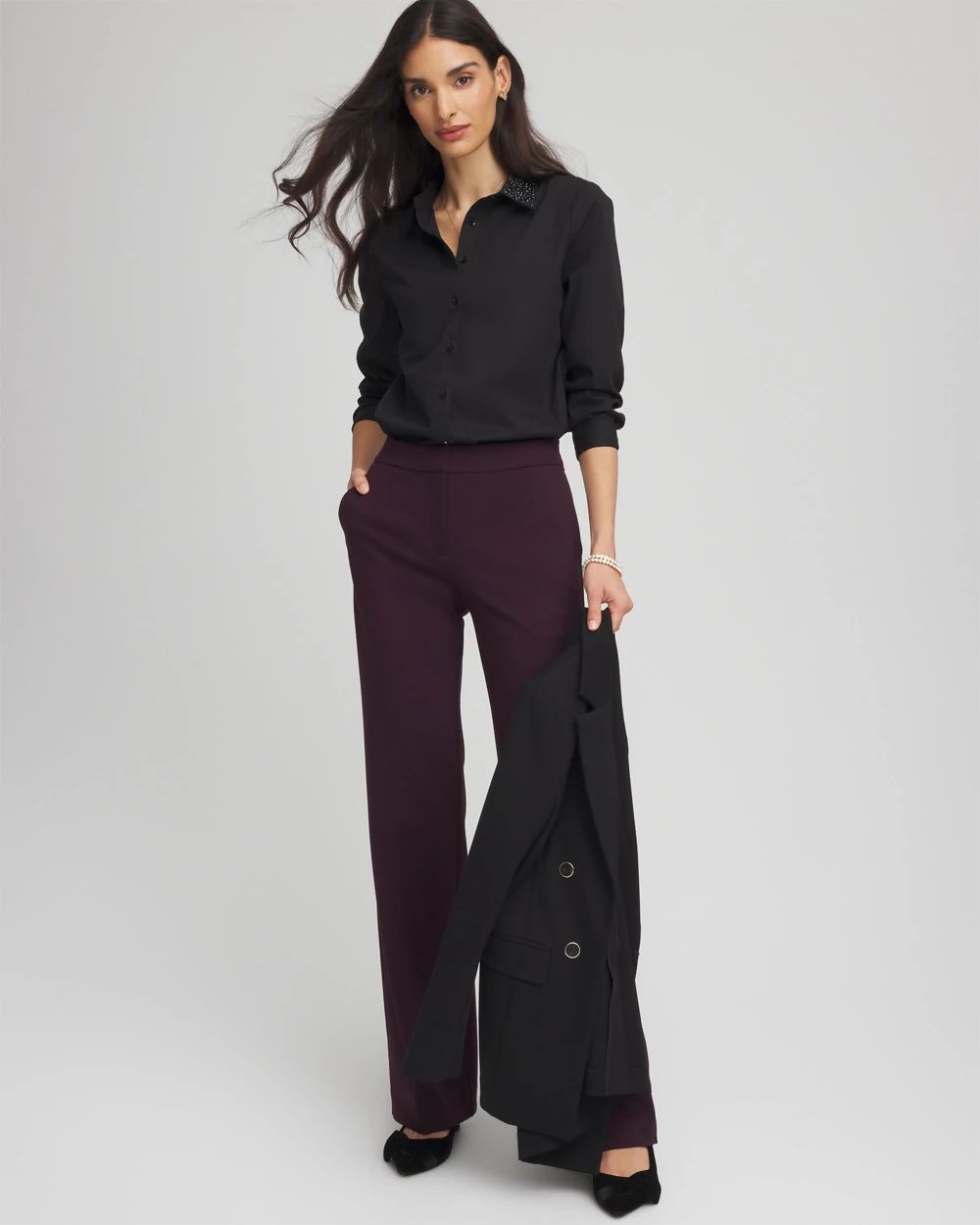 Tonal Jewels Poplin Shirt click to view larger image.